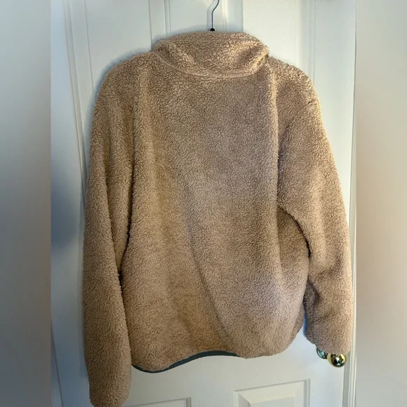 Women's Los Gatos Quarter Zip Patagonia Size Large Mauve Brown Pink Color - Picture 7 of 10